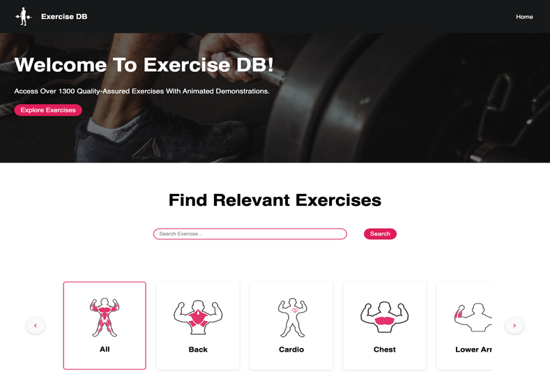 Exercise DB cover